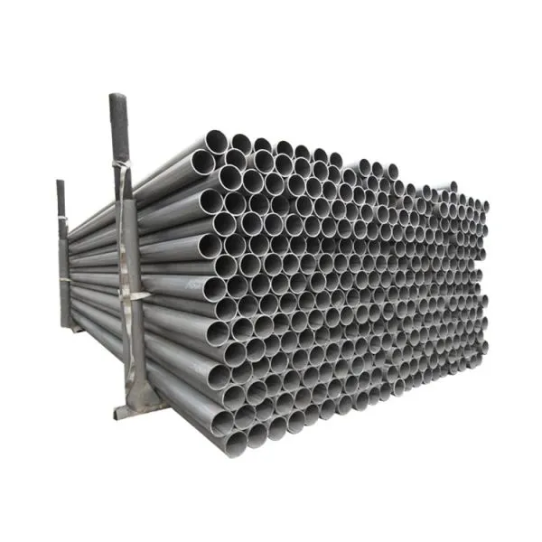 China Shengteng Black Round Metal Carbon ERW Steel Pipe photo-2