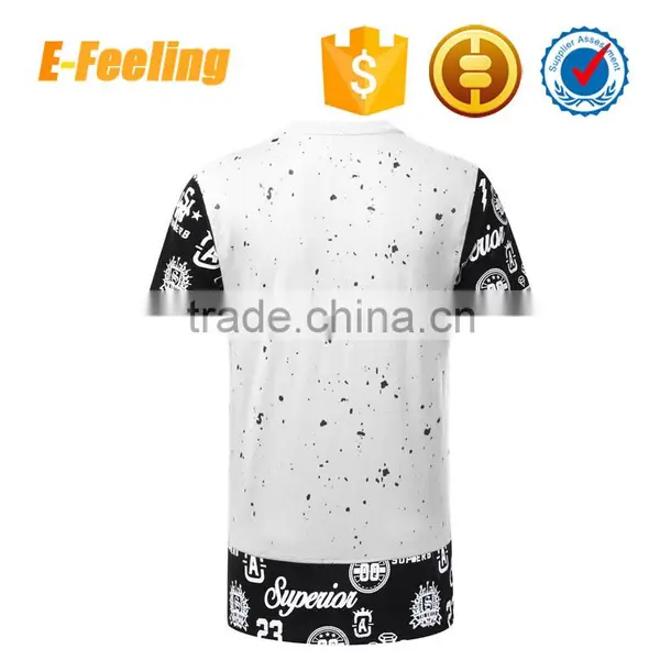 2016 New Style Fashion High Quality 3d Printing Man T-shirt Custom photo-3
