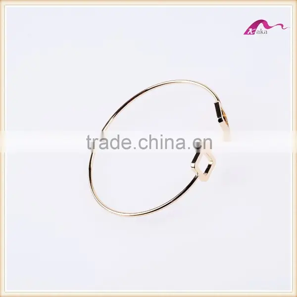 Girl Jewelry Gold Expandable Metal Cuff Bangles Bracelets Manufacturer photo-2