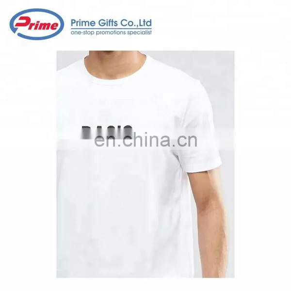 Attractive Price Promotional Gifts Custom White T-shirt for Men photo-3