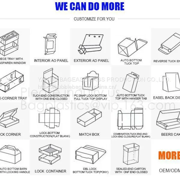 Frosted Plastic Box With Hanging Hole, Plastic Folding Box Custom PET/PVC/PS Folding Box photo-4