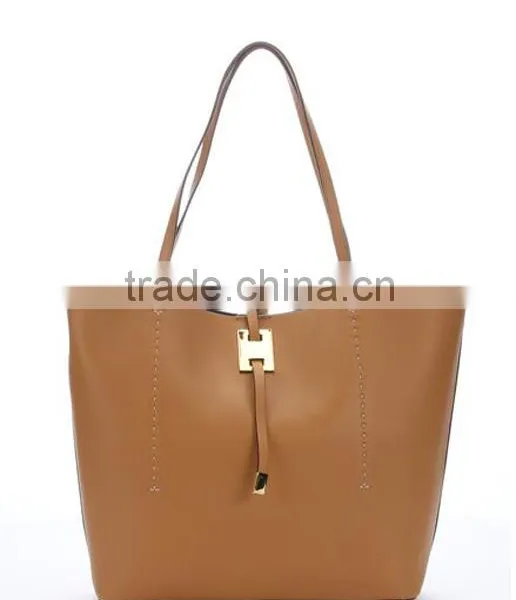 New Designer Genuine Leather Lady Handbag Custom Leather Tote Bag Fashion Women Hand Bags photo-3