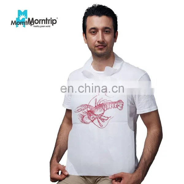 High Quality Hot Sale Biodegradable Waterproof Disposable Restaurant Bib photo-4