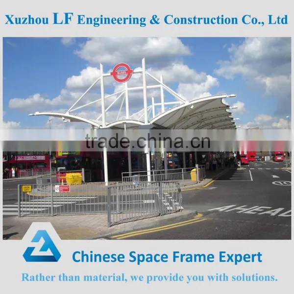 Prefabricated Steel Roof Truss for Car Parking photo-4
