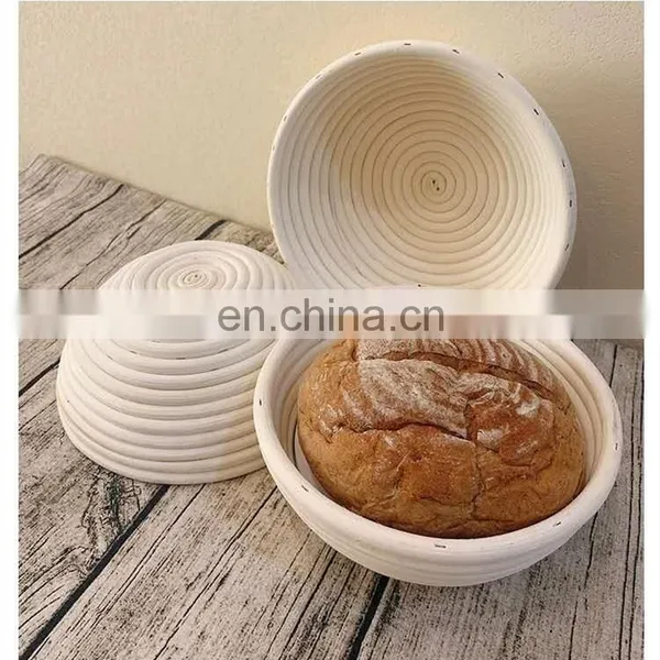 Premium Natural Rattan Bread Proofing Basket Rattan Baskets Baking Dough Bowl for Bakers Proving Baskets photo-5