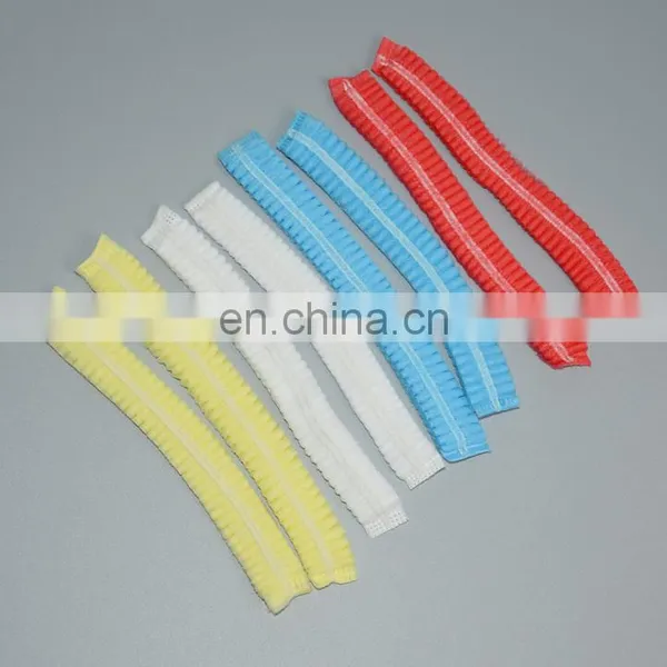 Disposable Promotional Cap Mob Cap Black Hair Net Supplier With Single Elastic 21