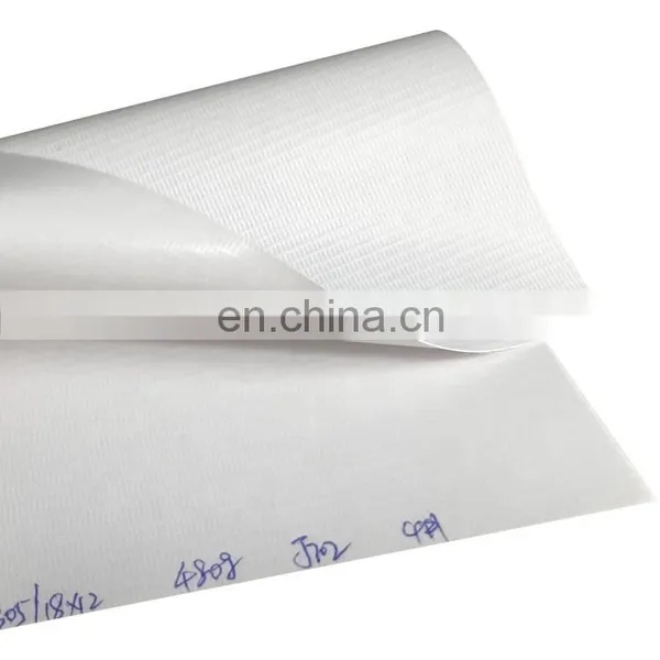 Factory Directly Supply 480g Banner Frontlit Flex Vinyl Roll With Manufacturer Price (300*500 18*12 Cold Lamination ) photo-2