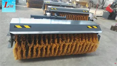 China Skid Steer Broom Attachments Bobcat Skid Steer Sweeper photo-3