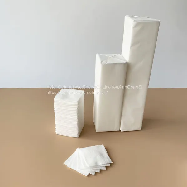 5*5cm-4p Disposable Clean Non-woven Gauze Swab Cotton Pad Remove Makeup Cotton photo-5
