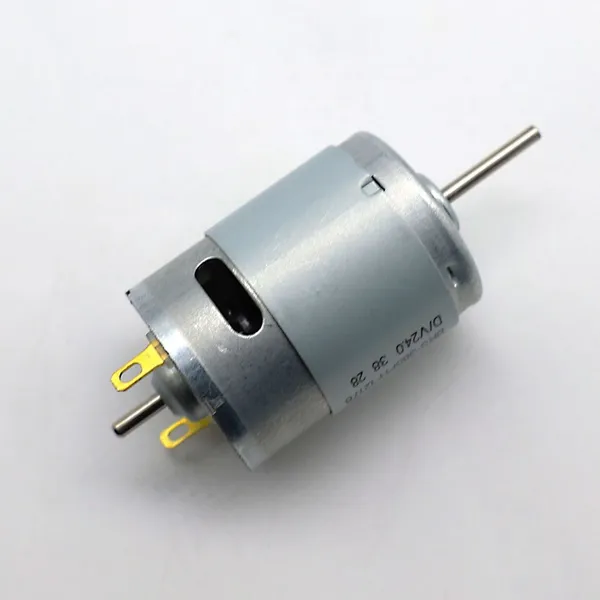 RS-385 High Speed Micro DC Motor Brushed Metal Stainless Steel Gear Motor 24V for Power Tools Popping Machines Massage Equipment photo-3