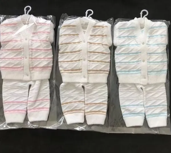 5pcs Baby Sweater Set Warm Baby Clothes for Spring and Autumn