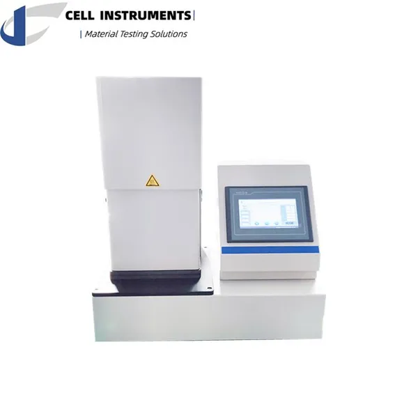 ISO 14616 Shrink Force and Ratio Tester DIN 53369 Plastic Heat Shrink Testing Machine photo-4