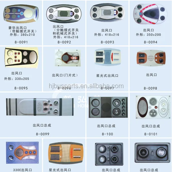 Bus Spare Parts 57VGC-05111-AMP Universal Interior Parts Original Higer Bus Air Outlet Vent photo-5