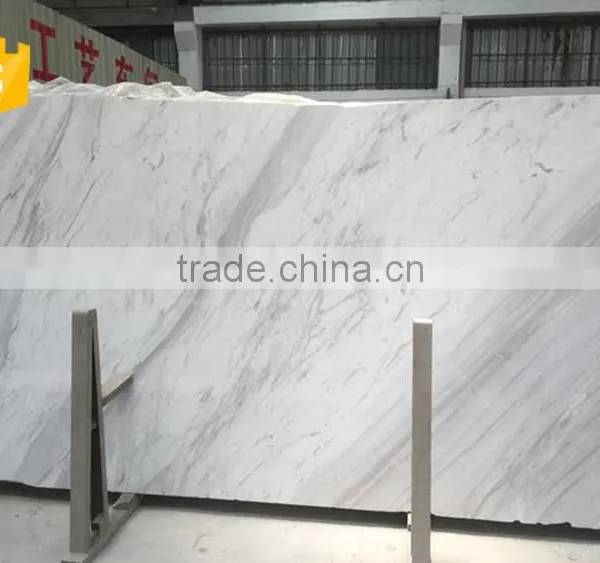Top Grade Natural Polished Volakas White Marble Tiles photo-5