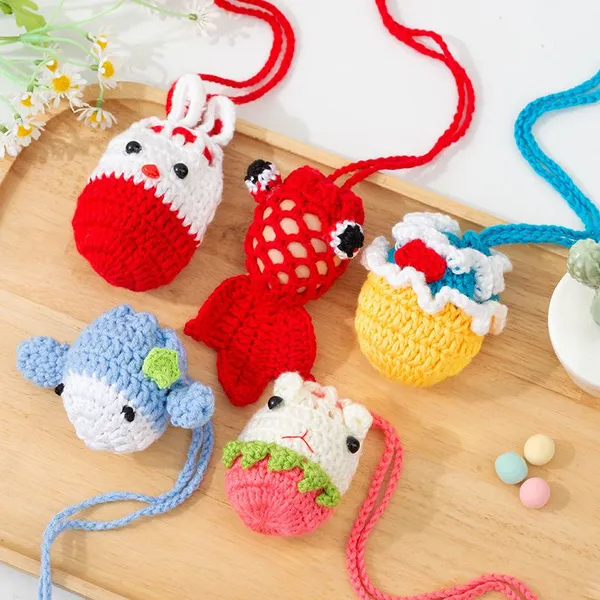 Set of Cute and Colorful Easter Egg and Pocket photo-2