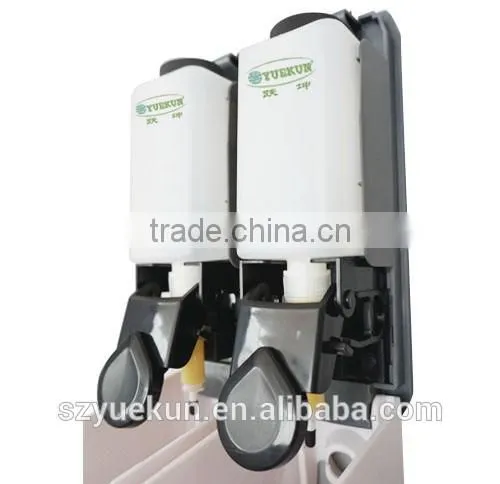 YK1509 ABS Plastic Hotel Soap Shampoo Dispenser Bathroom Liquid Shower Head Soap Dispenser 2*350ML photo-3