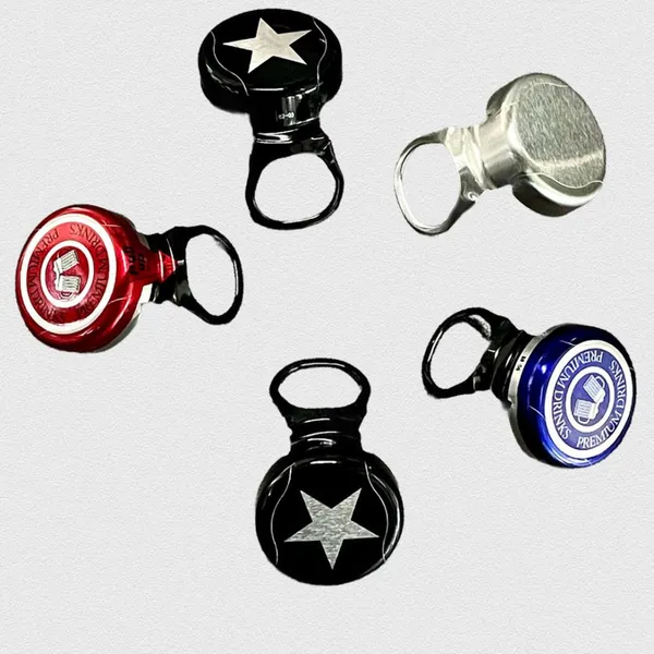 Wholesale Aluminum Ring Pull Caps for Soft Drinks, Food and Beverages Natural Basil Seed Drinks Peach Juice photo-1