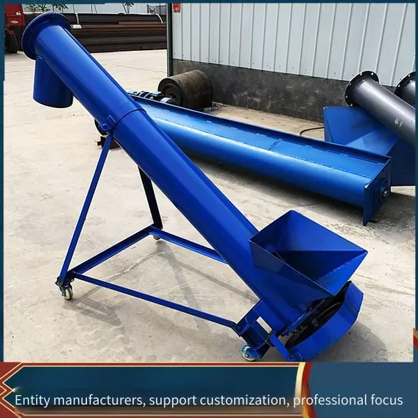 Small-diameter Plastic Powder Hoist, Screw Conveyor for Granular Material Feeding, 300 U-shaped Shaftless Screw Conveyor photo-2