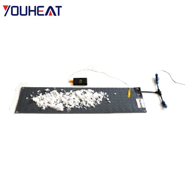 Outdoor Snow Melting Heating Mat Heated Walkway Mat With Plug photo-2