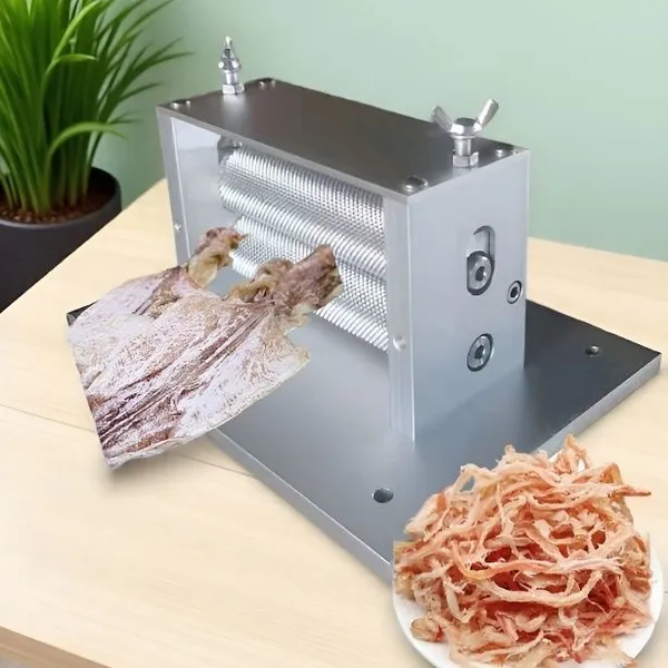 Stainless Steel Hand-operated Squid Press Machine - Adjustable Mesh Dry Squid Processing Machine Upgrade Version photo-5