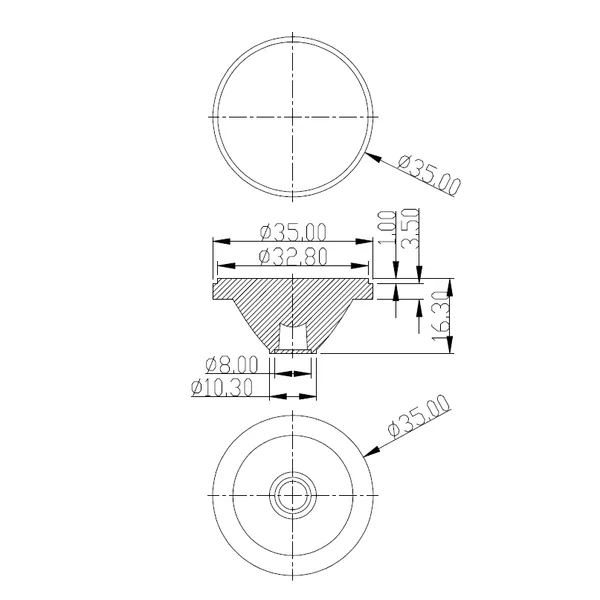 35mm 20-degree Led Lens Specially Designed for Motorcycles, Electric Vehicles, Flashlights, and Outdoor Work Lights photo-3