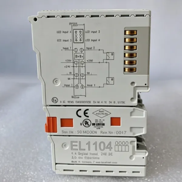 BECKHOFF EL1104 EtherCAT 4 Channel Digital Input Module 24V DC Industrial Automation I/O Terminal photo-4