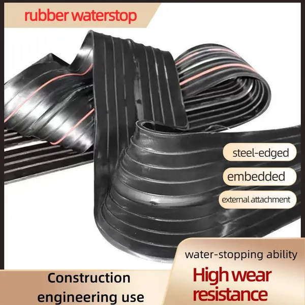 Natural Rubber U-type Removable Waterstop Easy Maintenance For Sewage Tank Joint photo-2