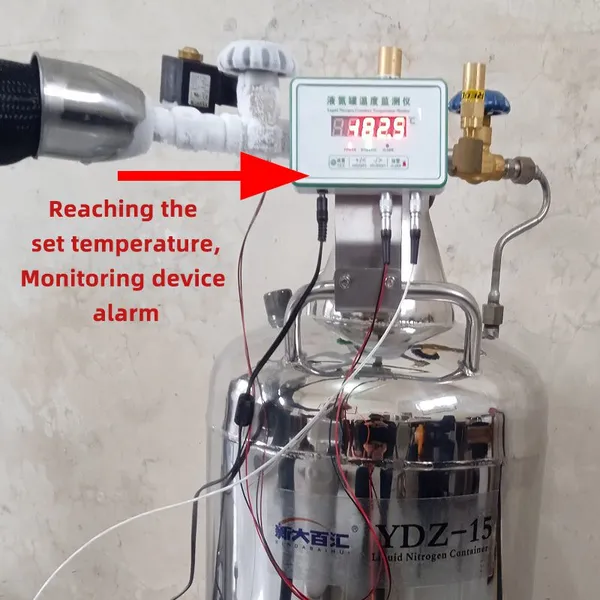Cryogenic Temperature Monitor for Vaccine Storage Liquid Nitrogen Container Remote Temperature Alarm System photo-5