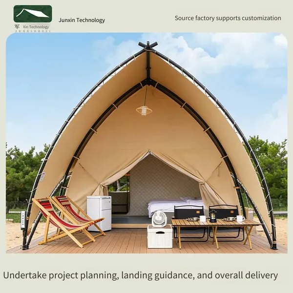 Junxin Coody Burj al Arab Tent, Outdoor Camping and Homestay Tent, Cultural and Tourism Resort Camp Tent