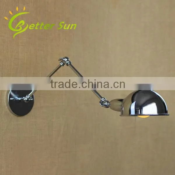 Adjustable Machine Arm Chrome Finished Corridor Wall Light for Home photo-2