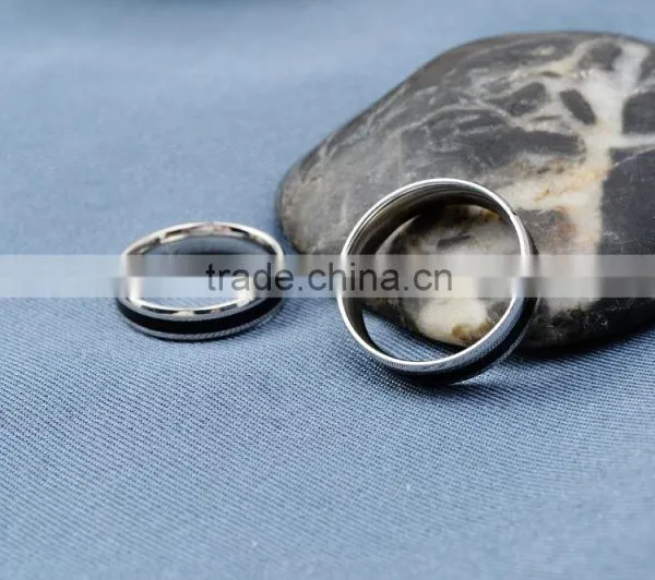 New Design Couple Rings 316l Stainless Steel Jewelry Wedding Rings photo-3