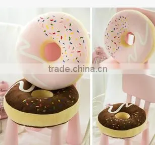 Lifelike Doughnut Shaped Plush Stuffed Sofa Hug Pillow photo-2