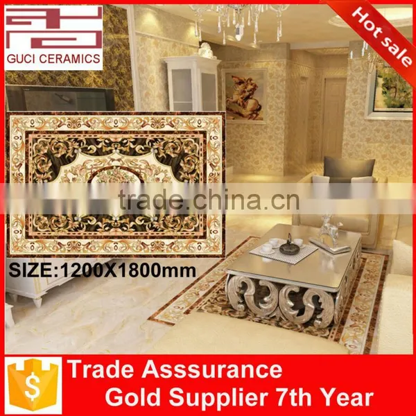 Big Size 2400x2400mm Residential Ceramic Pictures of Carpet Tiles for Floor Most Popular photo-6