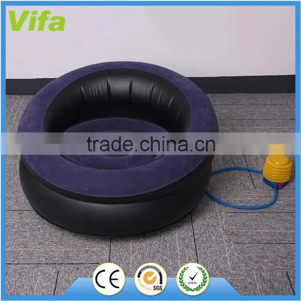 Double-deck Cylinder Air Inflation Lazy Sofa