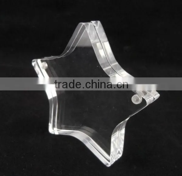 Clear Star-shaped Acrylic Photo Frame Sandwich photo-4