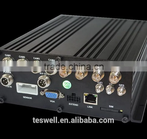 4CH HD-SDI 1080P Digital MDVR 3G/4G/WIFI /GPS School Bus Dvr Built in Hot Spot photo-3