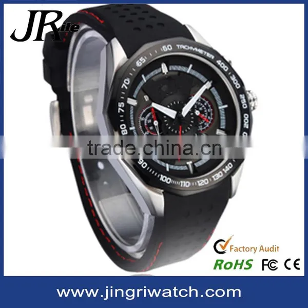 Top 10 Fashion Men Japan Movt Quartz Watch Stainless Steel Bezel Watch 10atm Silicone Strap Minimalist Watch photo-2
