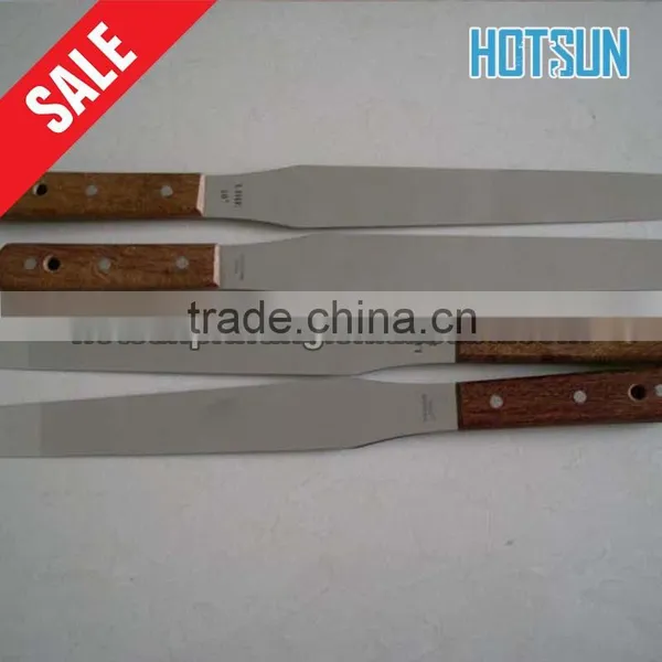 Stainless Steel Spatula With Wooden Handle Stainless Steel Ink Spatulas photo-3