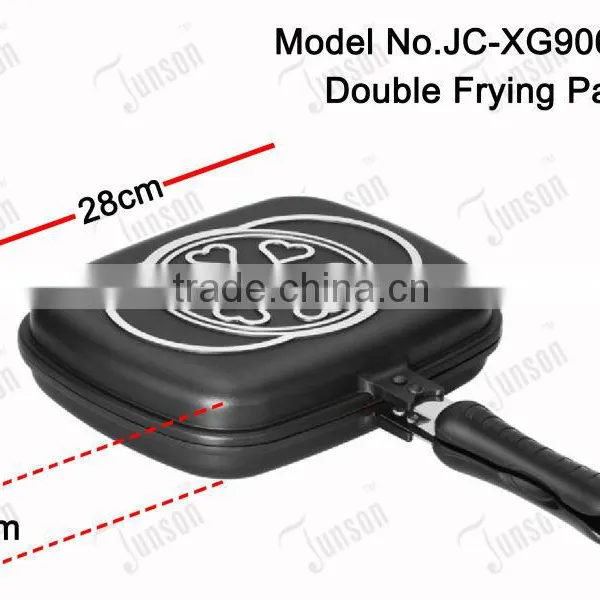 Die Casting Aluminum Double Sided Non-stick Frying Pans/New Design Double Fry Pan photo-2