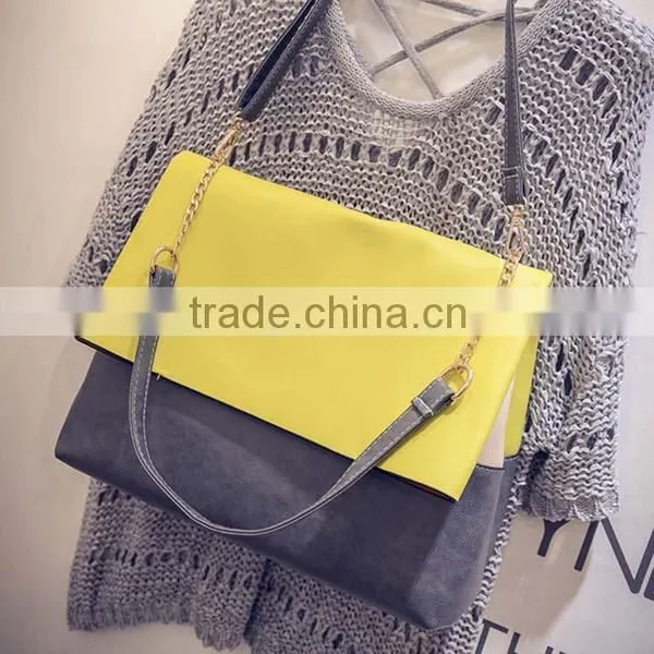 Wholesale Fashionable Girls pu Shoulder Bag With Safe Ladle Cover Closure photo-2