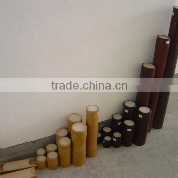 Colored Bamboo Candlestick