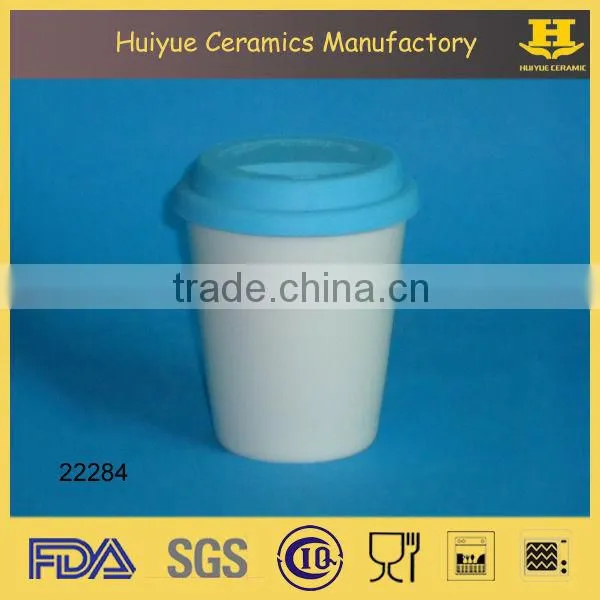 Ceramic Coffee Mug With Silicone Lid photo-5