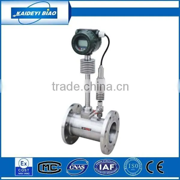 Low Price Goods From China Gas Swirl Vortex Flow Meter With Digital Displayer