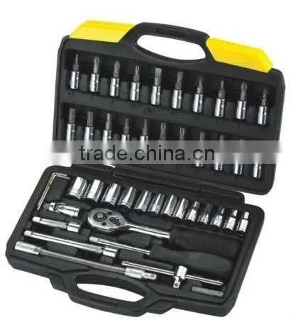 High Quality Carbon Steel Material Heated 46pcs(1/4'') Socket Wrench Set photo-2
