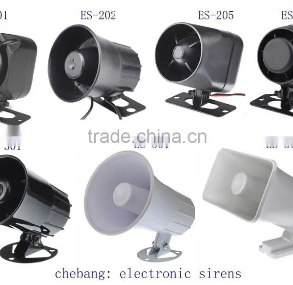 ES-206 Alarm Siren,DC 12V,24V,WITH CE & ROHS photo-2