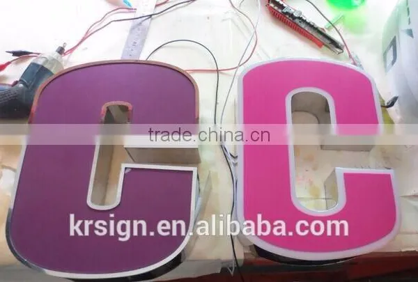 Alphabet Letter Sign ,LED Luminous Letter Sign ,light Box With Character photo-6