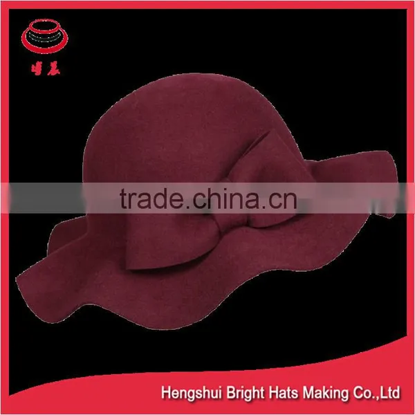 Wide Brim Wool Felt Floppy Hat Wholesale photo-3