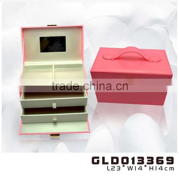 2016 ,jewelry Case Box With Drawer and Handle Wholesale for Woman for Ring photo-4