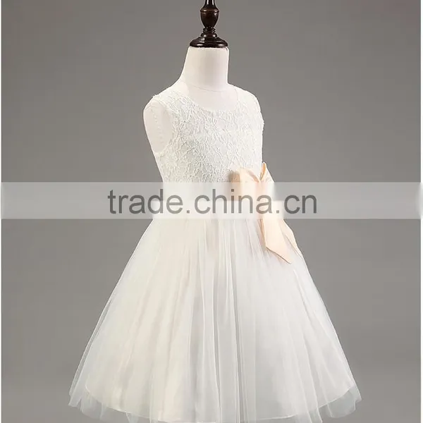 Lastest Wholesale Elegant Girls Chiffon Party Hand Embroidery Dresses TR-WS31 photo-5