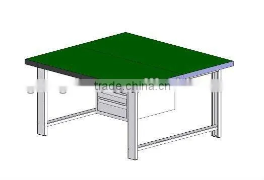 Steel Work Table With Under Shelf